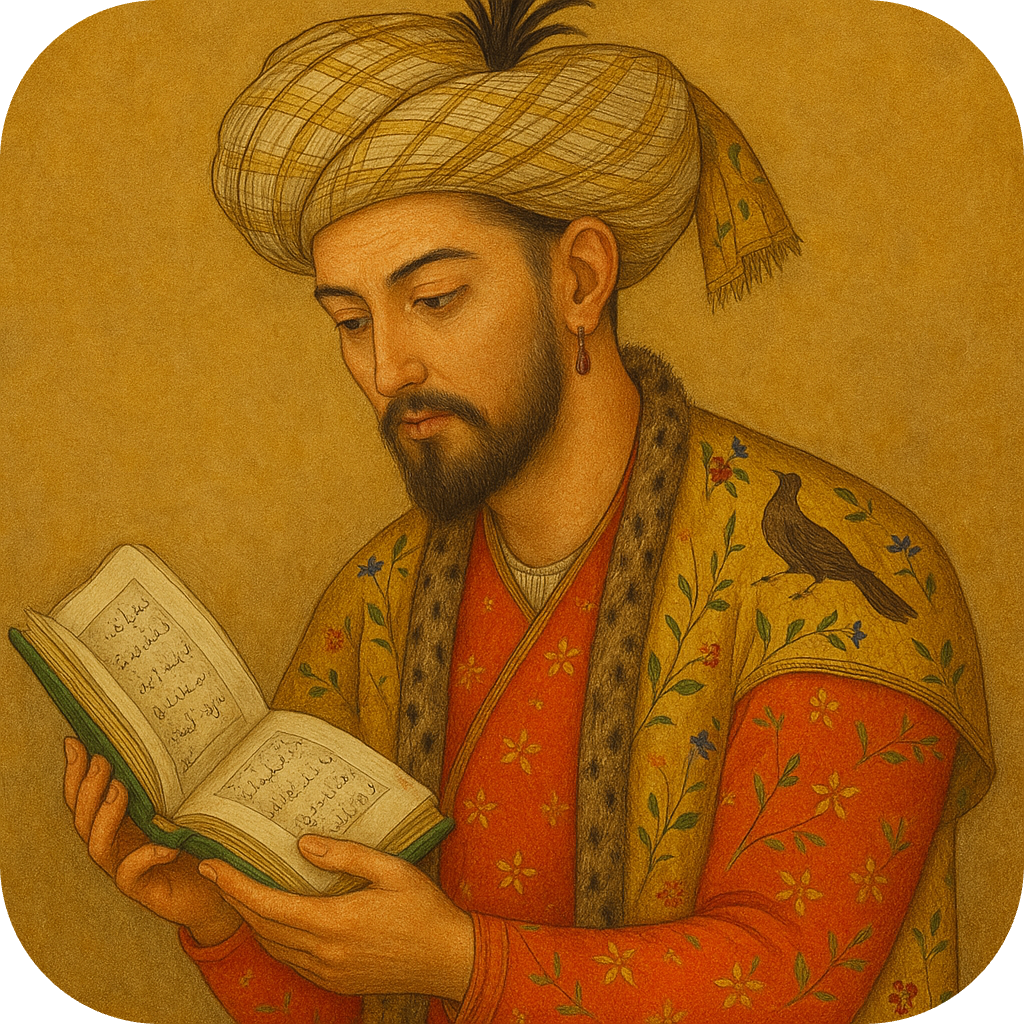 Bobur g‘azallari Logo